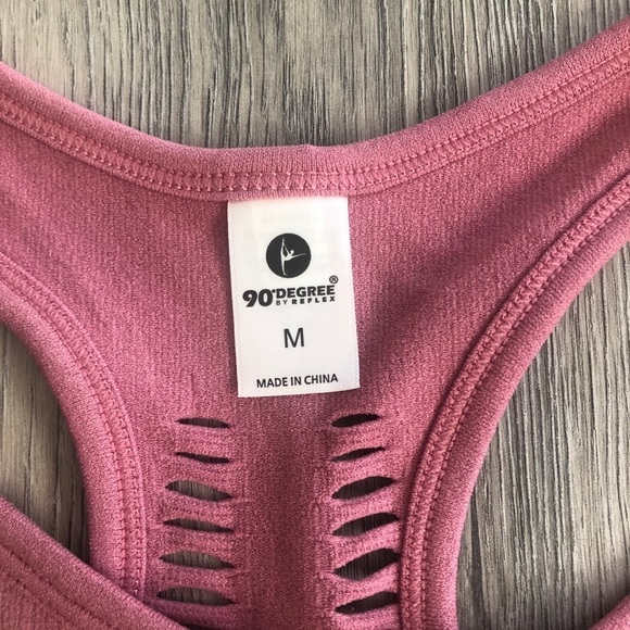 90 Degree By Reflex Cutout Cropped Seamless Top - Picture 9 of 15